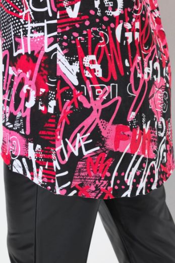 Moda za polnejše Majica kratkih rukava plus velikost, xxl, Ulla Popken in Johann Popken (JP1880)