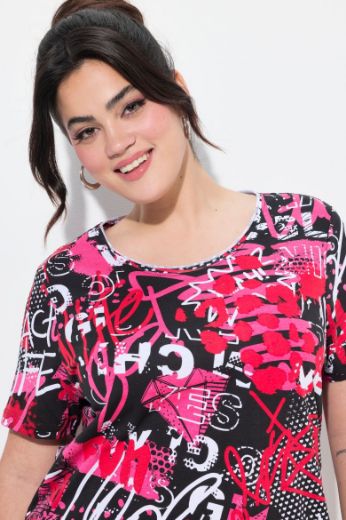 Moda za polnejše Majica kratkih rukava plus velikost, xxl, Ulla Popken in Johann Popken (JP1880)
