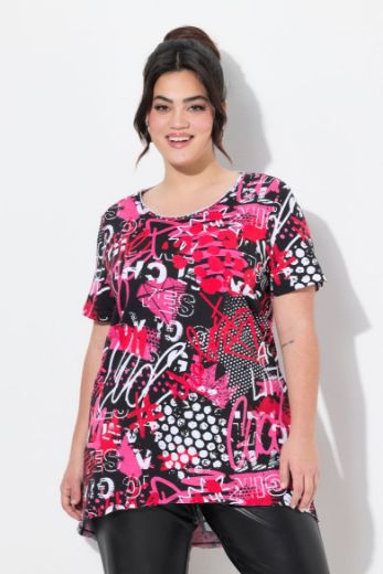 Moda za polnejše Majica kratkih rukava plus velikost, xxl, Ulla Popken in Johann Popken (JP1880)