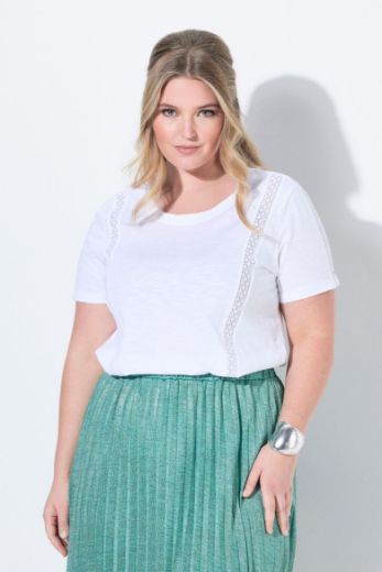 Moda za polnejše Majica kratkih rukava plus velikost, xxl, Ulla Popken in Johann Popken (JP1880)