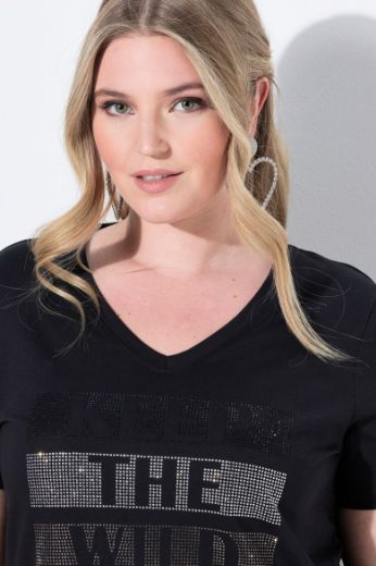 Moda za polnejše Majica kratkih rukava plus velikost, xxl, Ulla Popken in Johann Popken (JP1880)