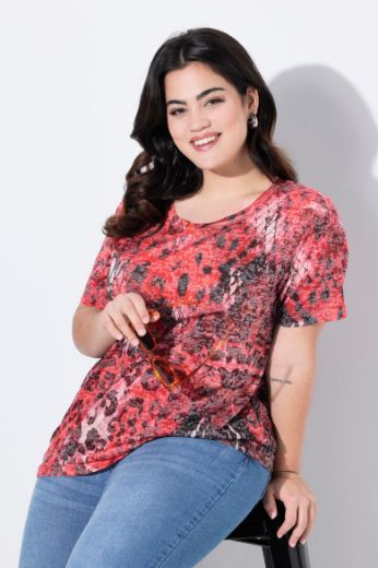 Moda za polnejše Majica kratkih rukava plus velikost, xxl, Ulla Popken in Johann Popken (JP1880)