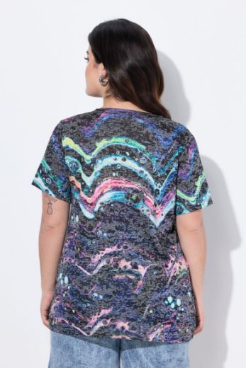 Moda za polnejše Majica kratkih rukava plus velikost, xxl, Ulla Popken in Johann Popken (JP1880)