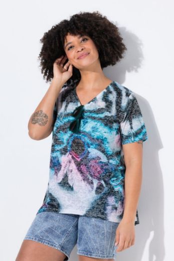 Moda za polnejše Majica kratkih rukava plus velikost, xxl, Ulla Popken in Johann Popken (JP1880)
