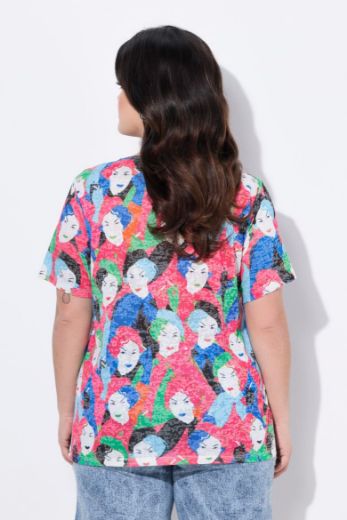 Moda za polnejše Majica kratkih rukava plus velikost, xxl, Ulla Popken in Johann Popken (JP1880)