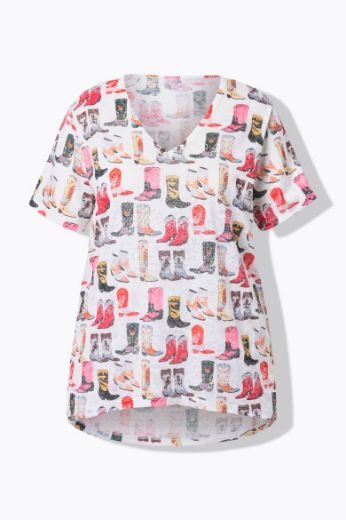 Moda za polnejše Majica kratkih rukava plus velikost, xxl, Ulla Popken in Johann Popken (JP1880)
