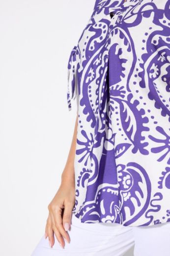 Moda za polnejše Bluza kratkih rukava V ovratnika plus velikost, xxl, Ulla Popken in Johann Popken (JP1880)