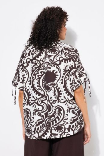 Moda za polnejše Bluza kratkih rukava V ovratnika plus velikost, xxl, Ulla Popken in Johann Popken (JP1880)