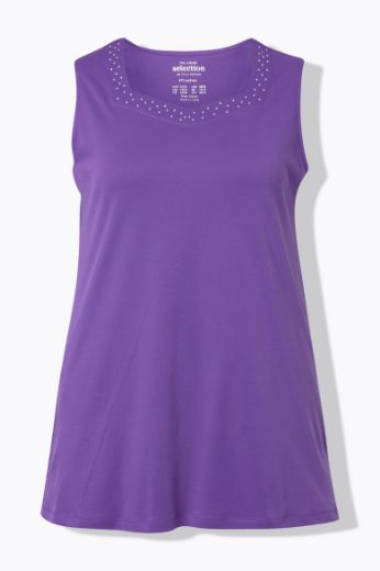 Moda za polnejše Majica bez rukava A kroja plus velikost, xxl, Ulla Popken in Johann Popken (JP1880)