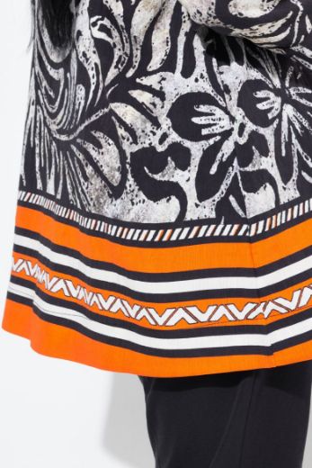 Moda za polnejše Tunika 3/4 rukava A kroja plus velikost, xxl, Ulla Popken in Johann Popken (JP1880)