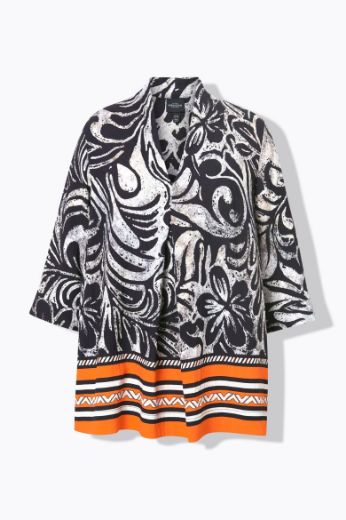 Moda za polnejše Tunika 3/4 rukava A kroja plus velikost, xxl, Ulla Popken in Johann Popken (JP1880)