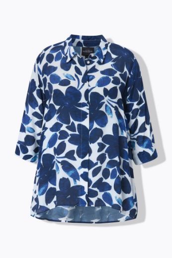 Moda za polnejše Bluza 3/4 rukava cvjetnog uzorka plus velikost, xxl, Ulla Popken in Johann Popken (JP1880)