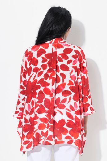 Moda za polnejše Bluza 3/4 rukava cvjetnog uzorka plus velikost, xxl, Ulla Popken in Johann Popken (JP1880)
