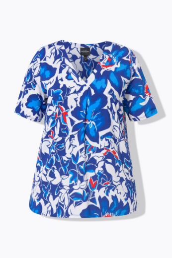 Moda za polnejše Majica kratkih rukava V ovratnika plus velikost, xxl, Ulla Popken in Johann Popken (JP1880)