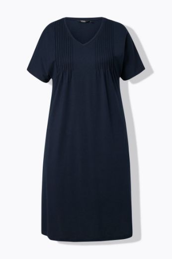 Moda za polnejše Haljina kratkih rukava V ovratnika plus velikost, xxl, Ulla Popken in Johann Popken (JP1880)