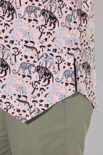 Moda za polnejše Majica kratkih rukava A kroja plus velikost, xxl, Ulla Popken in Johann Popken (JP1880)