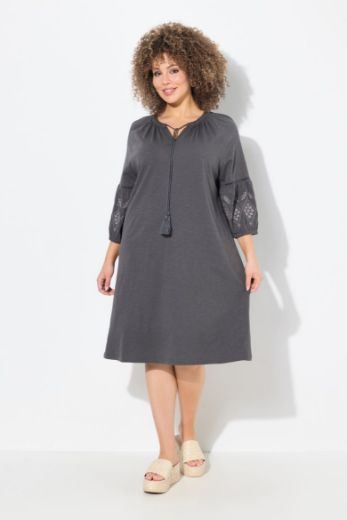 Moda za polnejše Haljina 3/4 rukava A kroja plus velikost, xxl, Ulla Popken in Johann Popken (JP1880)