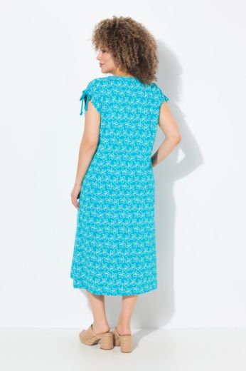 Moda za polnejše Haljina midi kratkih rukava A kroja plus velikost, xxl, Ulla Popken in Johann Popken (JP1880)