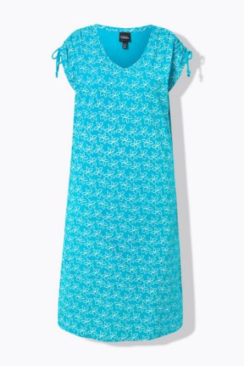 Moda za polnejše Haljina midi kratkih rukava A kroja plus velikost, xxl, Ulla Popken in Johann Popken (JP1880)