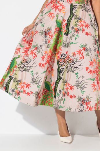 Moda za polnejše Suknja A kroja cvjetnog uzorka plus velikost, xxl, Ulla Popken in Johann Popken (JP1880)