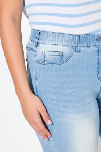 Moda za polnejše Traperice uskih nogavica plus velikost, xxl, Ulla Popken in Johann Popken (JP1880)