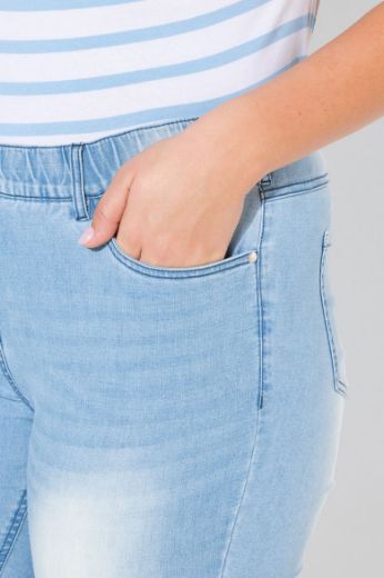 Moda za polnejše Traperice uskih nogavica plus velikost, xxl, Ulla Popken in Johann Popken (JP1880)