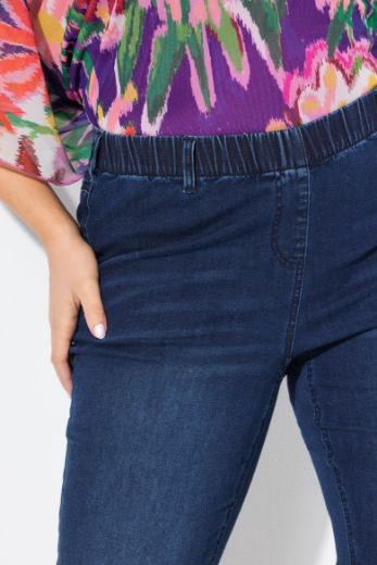 Moda za polnejše Traperice skraćenih nogavica plus velikost, xxl, Ulla Popken in Johann Popken (JP1880)