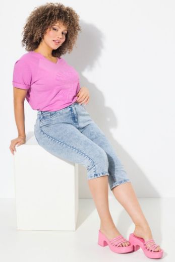 Moda za polnejše Traperice Capri plus velikost, xxl, Ulla Popken in Johann Popken (JP1880)