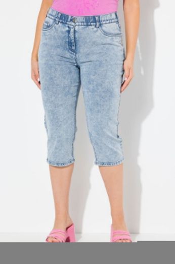Moda za polnejše Traperice Capri plus velikost, xxl, Ulla Popken in Johann Popken (JP1880)