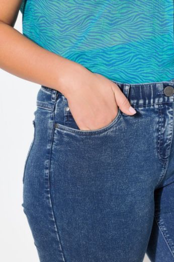 Moda za polnejše Traperice Capri plus velikost, xxl, Ulla Popken in Johann Popken (JP1880)