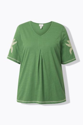 Moda za polnejše Majica kratkih rukava V ovratnika plus velikost, xxl, Ulla Popken in Johann Popken (JP1880)