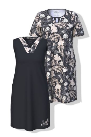 Moda za polnejše Spavaćica 2 komada plus velikost, xxl, Ulla Popken in Johann Popken (JP1880)