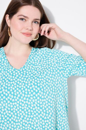 Moda za polnejše Majica kratkih rukava V ovratnika plus velikost, xxl, Ulla Popken in Johann Popken (JP1880)