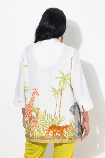 Moda za polnejše Bluza 3/4 rukava plus velikost, xxl, Ulla Popken in Johann Popken (JP1880)