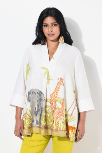 Moda za polnejše Bluza 3/4 rukava plus velikost, xxl, Ulla Popken in Johann Popken (JP1880)