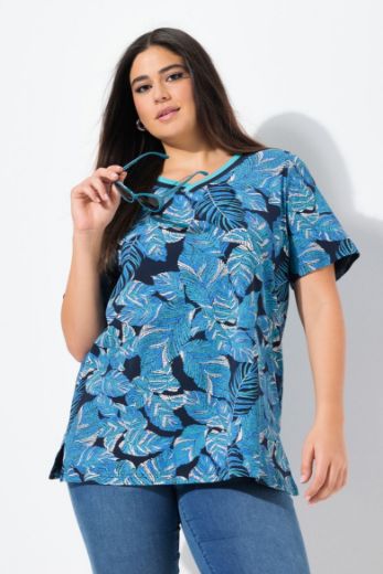 Moda za polnejše Majica kratkih rukava V ovratnika plus velikost, xxl, Ulla Popken in Johann Popken (JP1880)