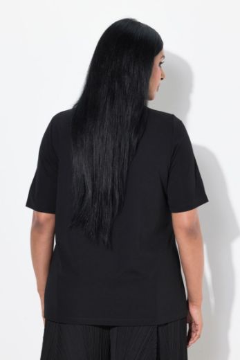 Moda za polnejše Majica kratkih rukava s dodatkom broša plus velikost, xxl, Ulla Popken in Johann Popken (JP1880)