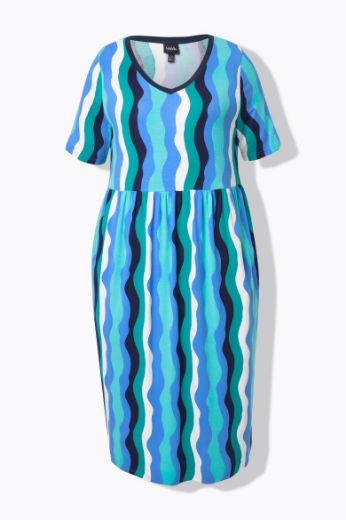 Moda za polnejše Haljina midi A kroja plus velikost, xxl, Ulla Popken in Johann Popken (JP1880)