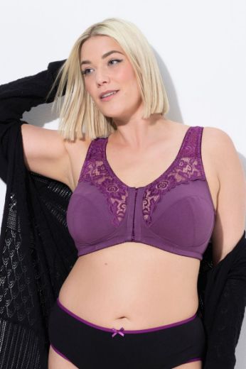 Moda za polnejše Grudnjak bez žica širokih naramenica plus velikost, xxl, Ulla Popken in Johann Popken (JP1880)