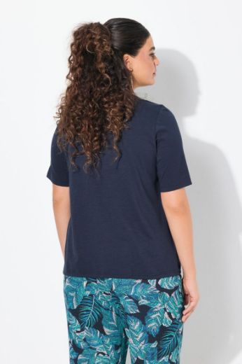 Moda za polnejše Majica kratkih rukava V ovratnika plus velikost, xxl, Ulla Popken in Johann Popken (JP1880)