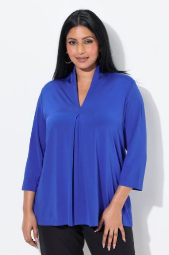 Moda za polnejše Bluza 3/4 rukava A kroja plus velikost, xxl, Ulla Popken in Johann Popken (JP1880)