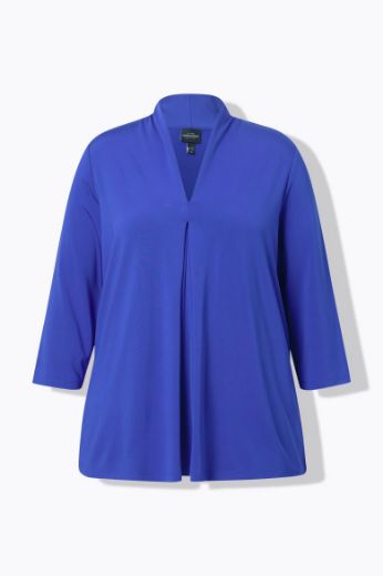 Moda za polnejše Bluza 3/4 rukava A kroja plus velikost, xxl, Ulla Popken in Johann Popken (JP1880)