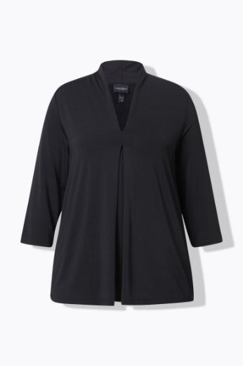 Moda za polnejše Bluza 3/4 rukava A kroja plus velikost, xxl, Ulla Popken in Johann Popken (JP1880)