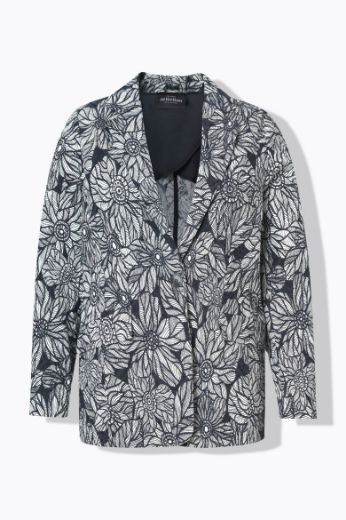 Moda za polnejše Sako cvijetnog uzorka plus velikost, xxl, Ulla Popken in Johann Popken (JP1880)