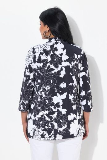 Moda za polnejše Bluza 3/4 rukava A kroja plus velikost, xxl, Ulla Popken in Johann Popken (JP1880)