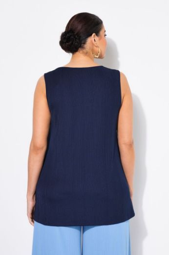 Moda za polnejše Majica bez rukava A kroja plus velikost, xxl, Ulla Popken in Johann Popken (JP1880)