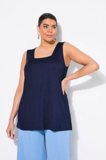 Moda za polnejše Majica bez rukava A kroja plus velikost, xxl, Ulla Popken in Johann Popken (JP1880)