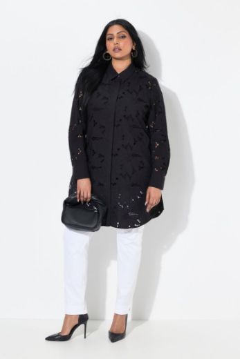 Moda za polnejše Bluza dugih rukava dužeg kroja plus velikost, xxl, Ulla Popken in Johann Popken (JP1880)