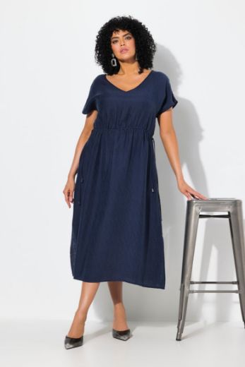 Moda za polnejše Haljina maxi kratkih rukava plus velikost, xxl, Ulla Popken in Johann Popken (JP1880)