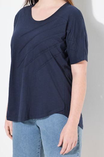 Moda za polnejše Majica kratkih rukava okruglog ovratnika plus velikost, xxl, Ulla Popken in Johann Popken (JP1880)